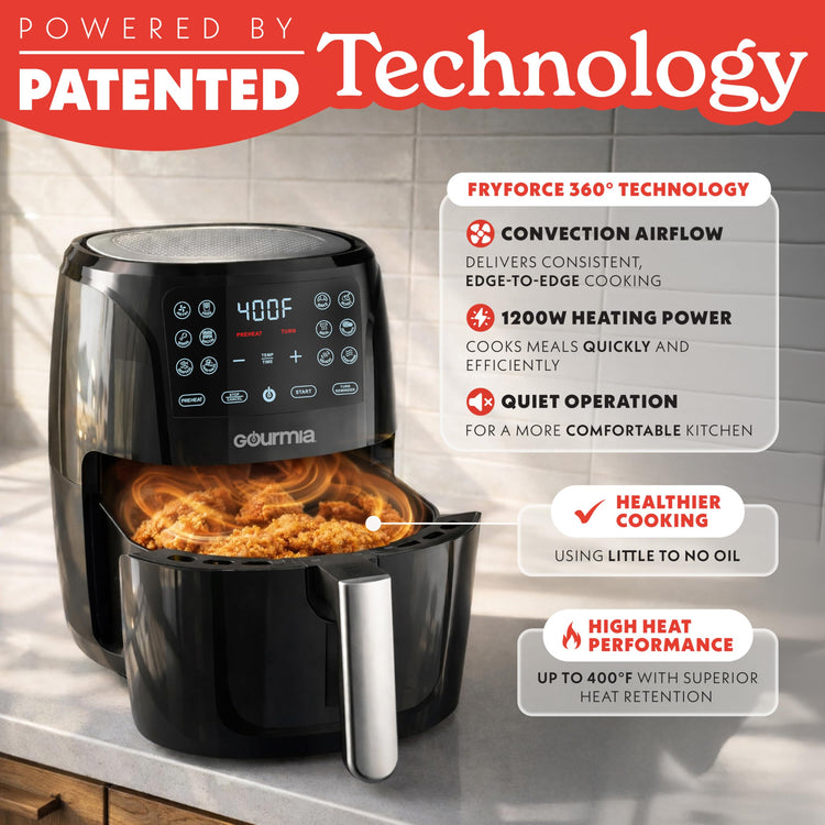 Air Fryer 6 Qt Large Capacity