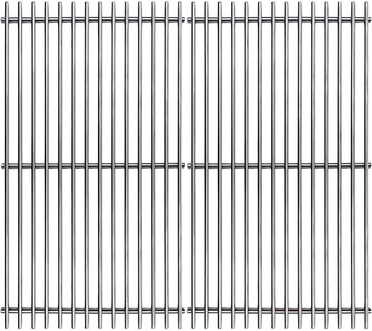 17.5" Stainless Steel 7639 Cooking Grates for Weber Spirit 300 Series, Spirit 700, Genesis Silver B/C, Genesis Gold B/C, Genesis Platinum B/C, Genesis 1000-3500, 7638