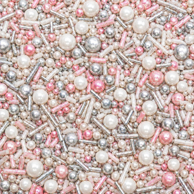 Fusion Pink & Silver Sprinkles Mix