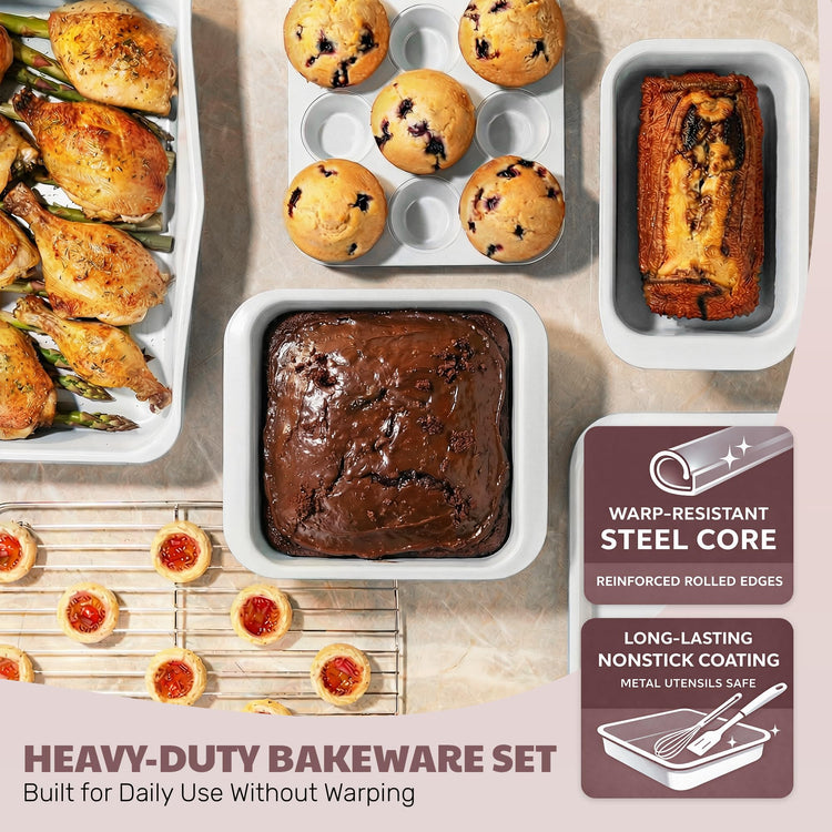 6 Pc Stackable Baking Pans Set (6 Count)