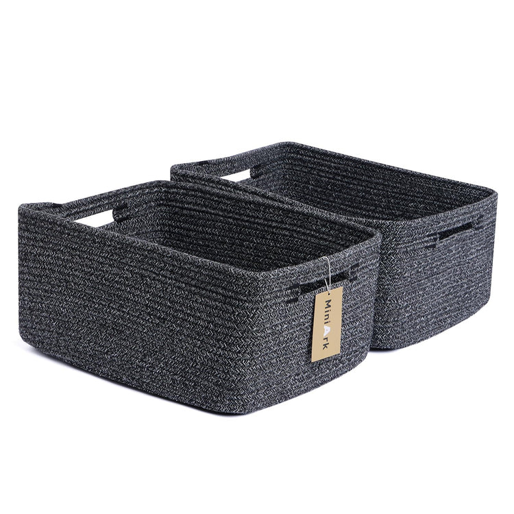 Large Storage Baskets for Shelves (2 Count)