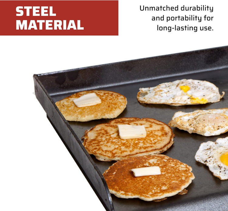 Camp Chef 3-Burner Griddle - Professional Flat Top Griddle for Camp Chef Cooking Systems - Outdoor Cooking Equipment - Fits 16" Cooking Systems - Nestoria