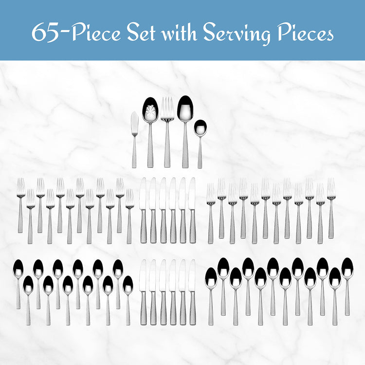 Oliver Flatware Set (65 Count)