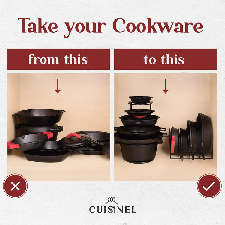 Pan Organizer for Cast Iron (2 Count)