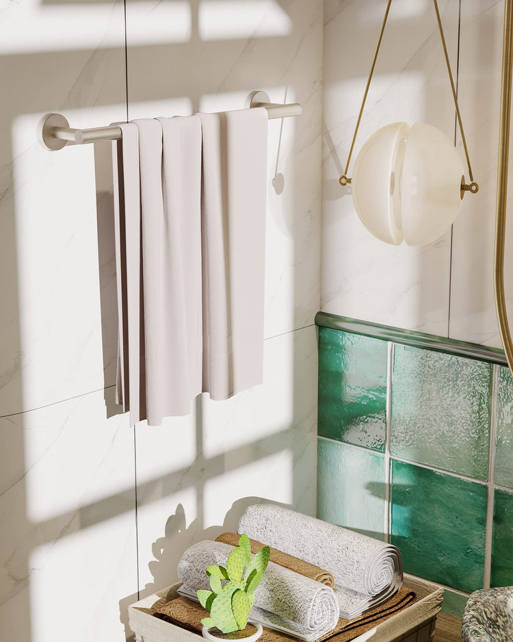 18 Inches Brushed Grey Towel Bar for Bathroom Kitchen Hand Towel Holder Dish Cloths Hanger SUS304 Stainless Steel RUSTPROOF Wall Mount