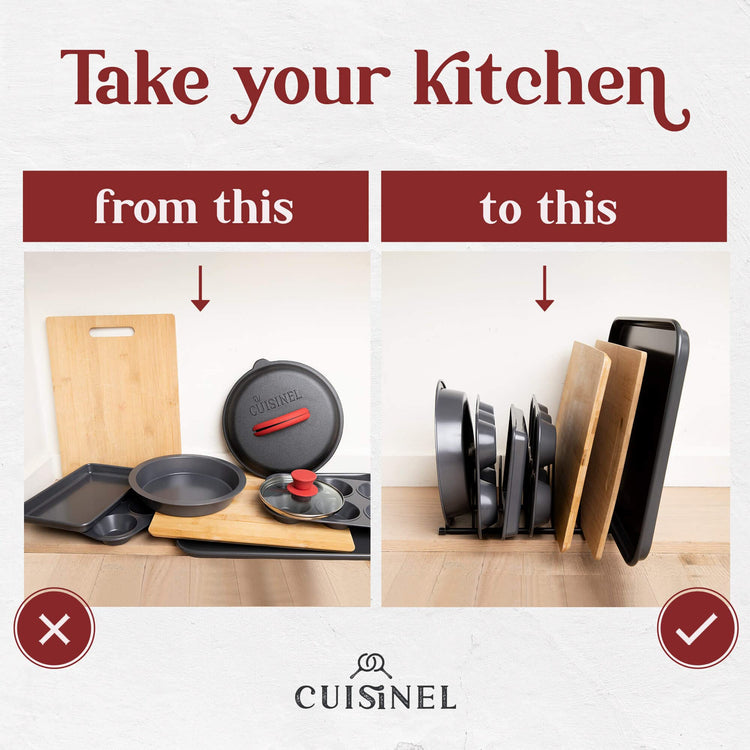 Lid and Dish Organizer Rack