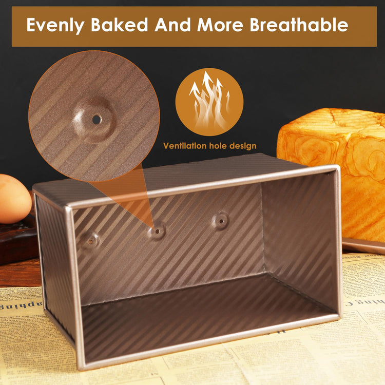 2pack Pullman Bread Pans with Lid (2 Count)
