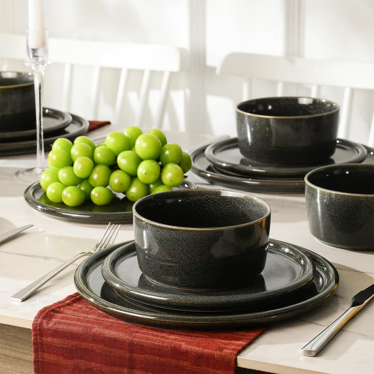 Eden 24 Piece Dinnerware Set Stoneware (24 Count)