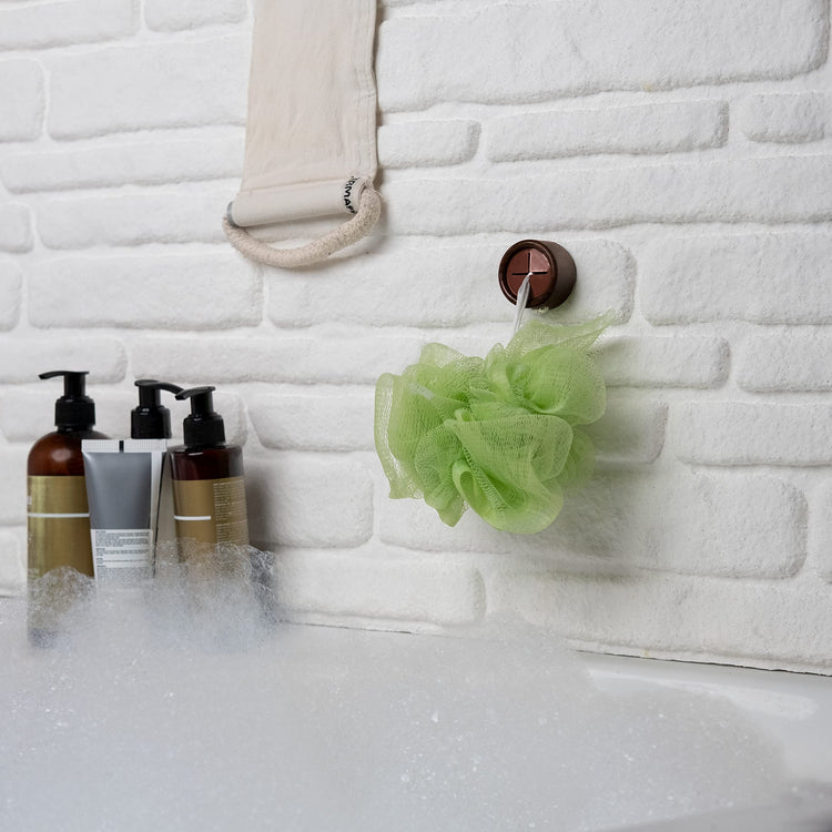 Towel Holder & Hooks (4 Count)
