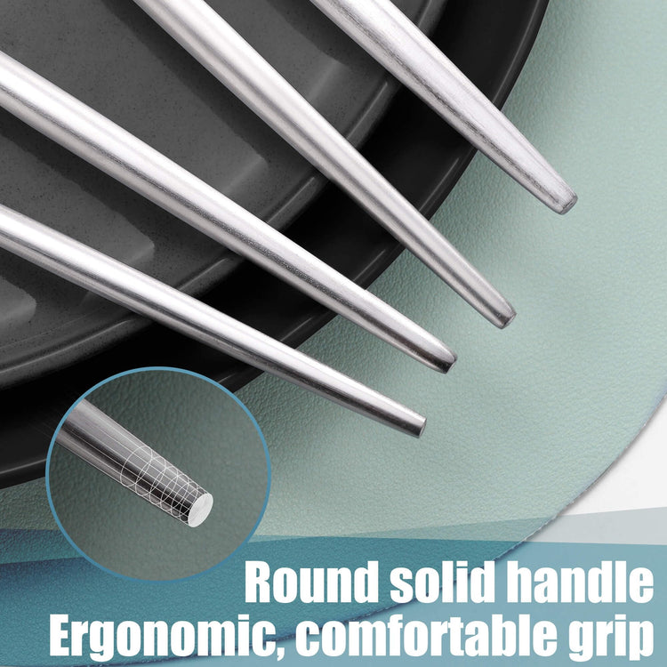 Matte Silverware Set for 8 (40 Count)