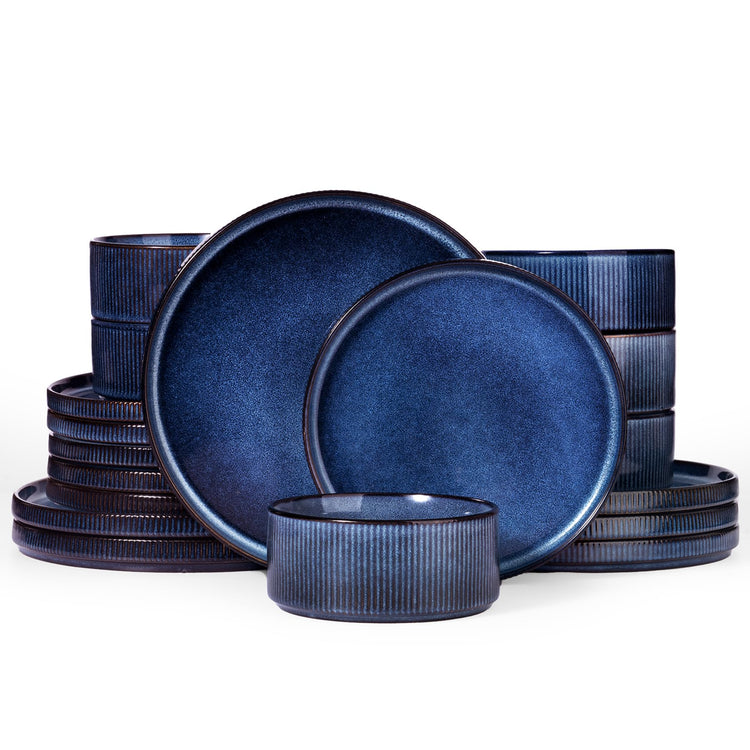 Star Plates and Bowls Sets (18 Count)