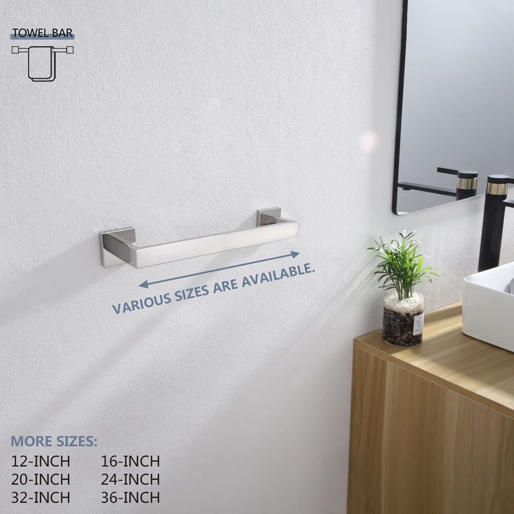 12 Inch Single Towel Bar