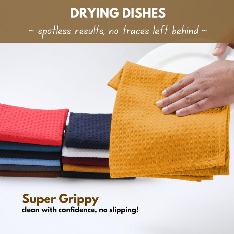 Cotton Kitchen Towel with Hanging Loop 16x26 inches (4 Count)
