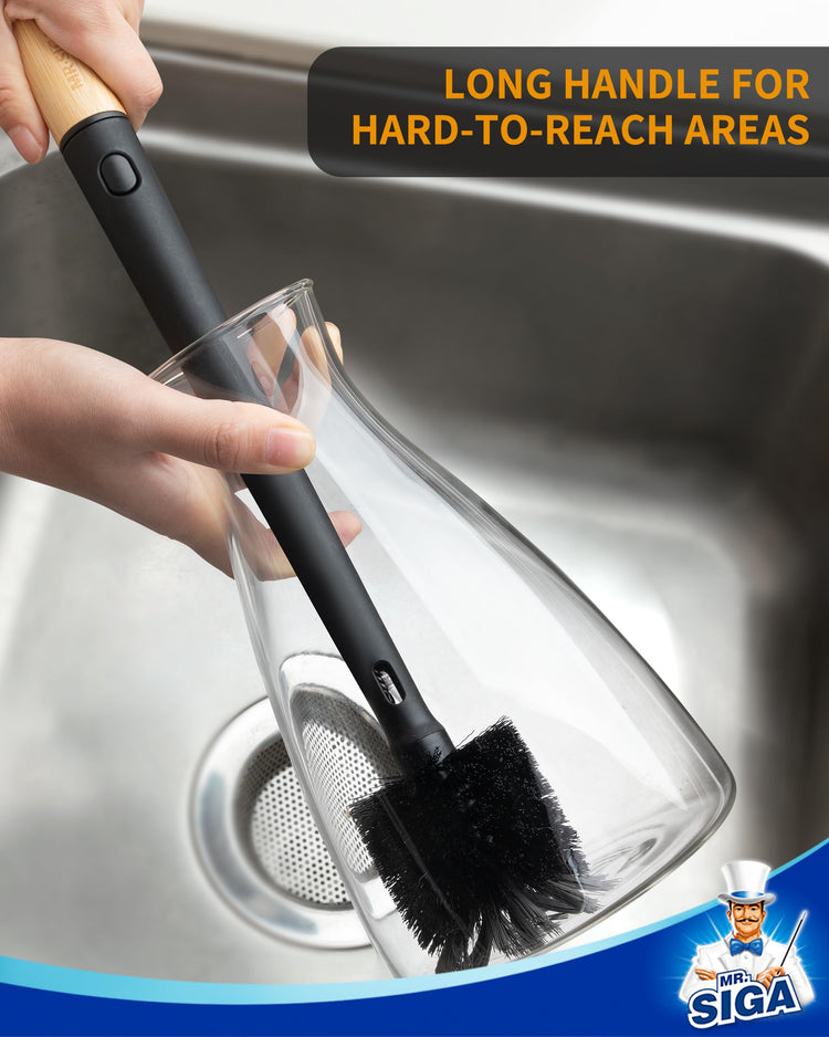 Water Bottle Brush and Straw Cleaner Brush with Long Handle