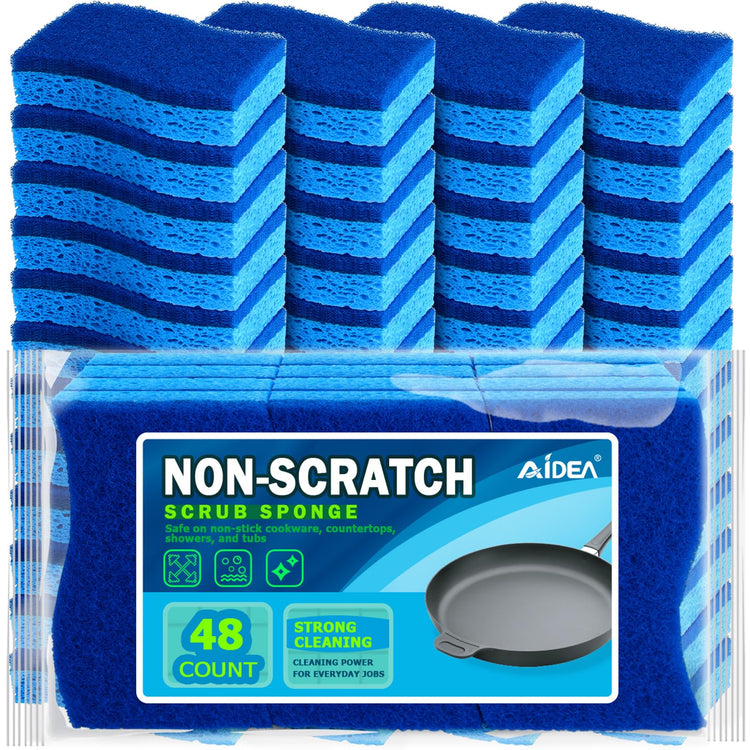 Non Scratch Scrub Sponge (48 Count)