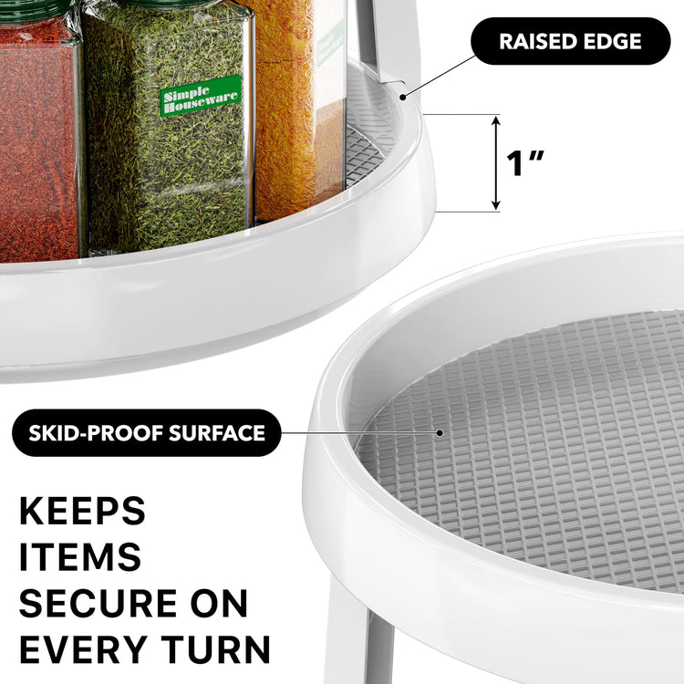 2 Tier Lazy Susan Spice Organizer
