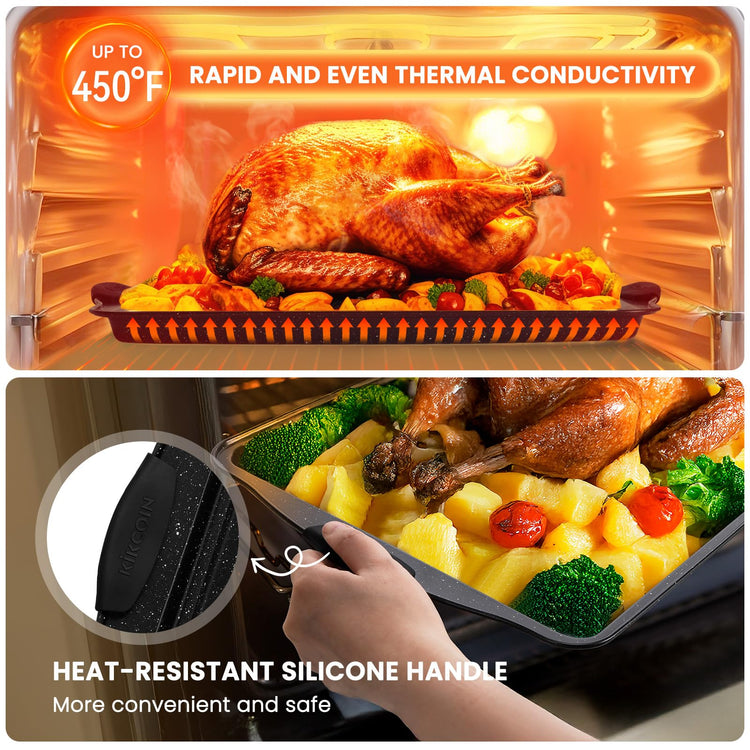 22 PCS Nonstick Baking Pans Set