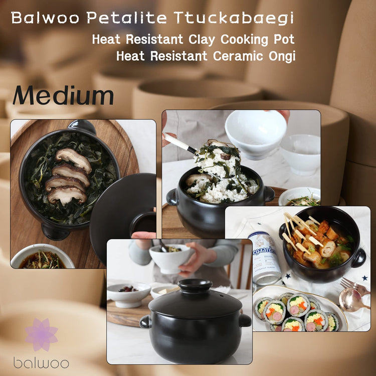 Korean Earthenware Pot Ttukbaegi