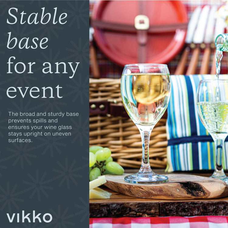 8.5 Ounce Small Wine Glasses Set of 6