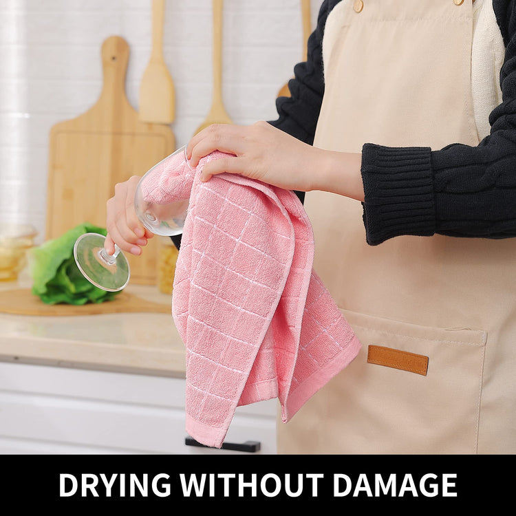 100% Cotton Terry Kitchen Towels (4 Count)