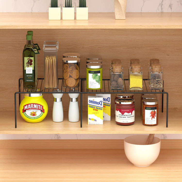 Expandable Metal Rustproof Kitchen Counter and Shelf Rack (4 Count)