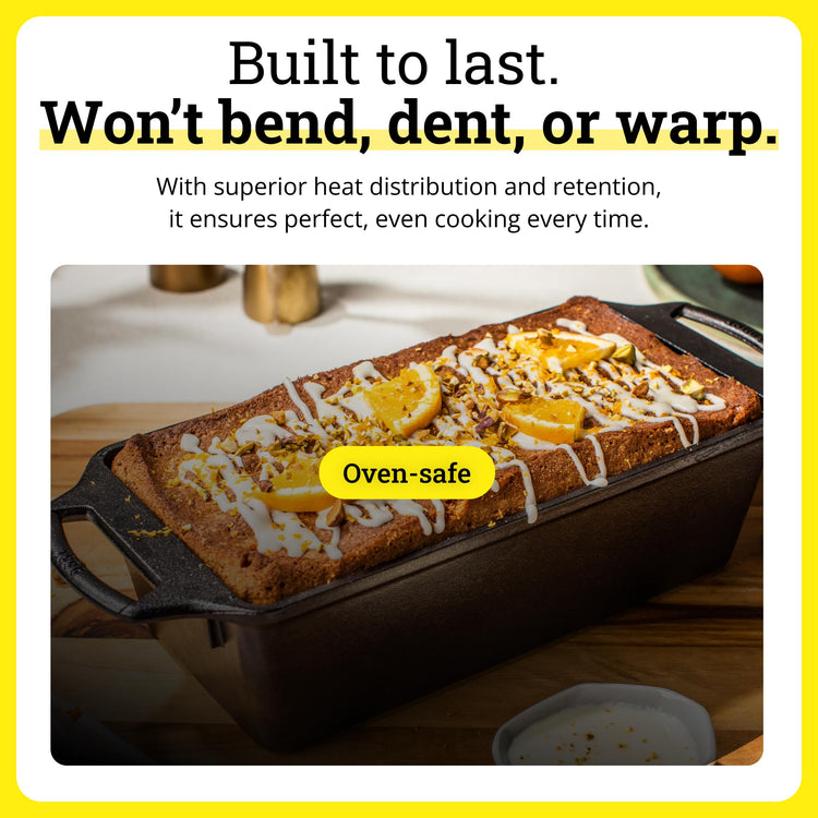 Pre Seasoned Cast Iron Loaf Pan