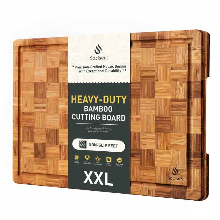 Extra Large Bamboo Wooden Cutting Board Wood Cutting Boards for Kitchen
