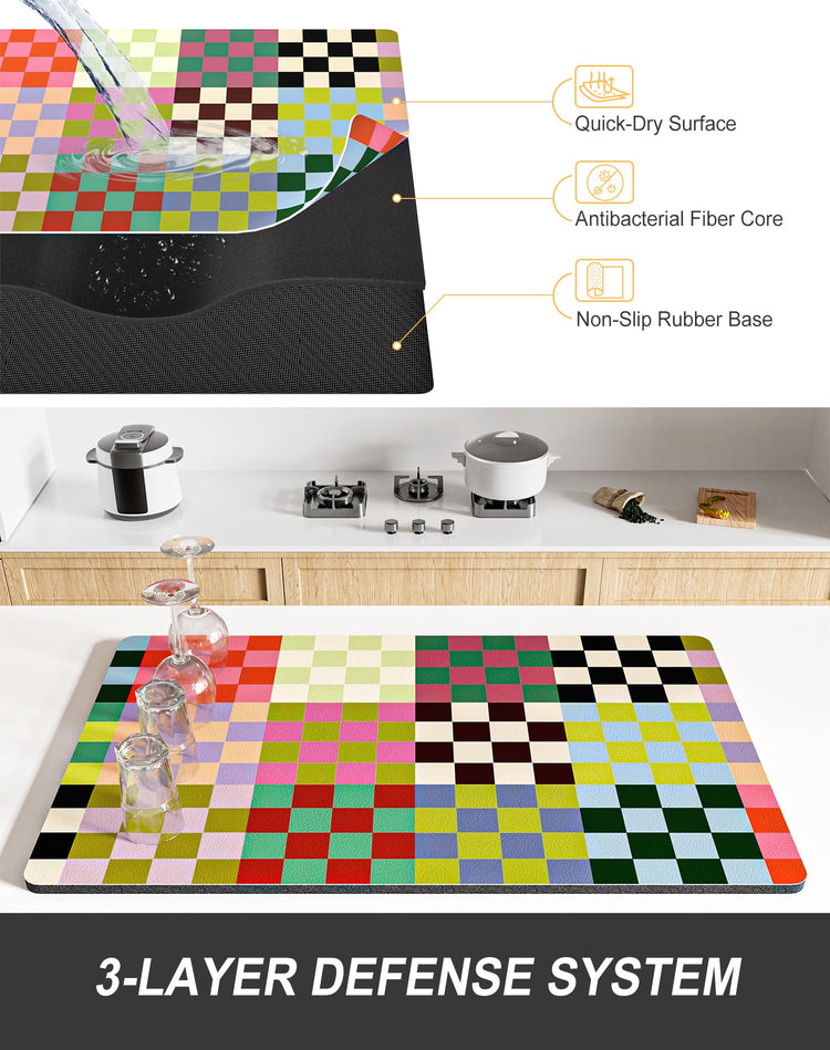 Dish Drying Mat for Kitchen Counter
