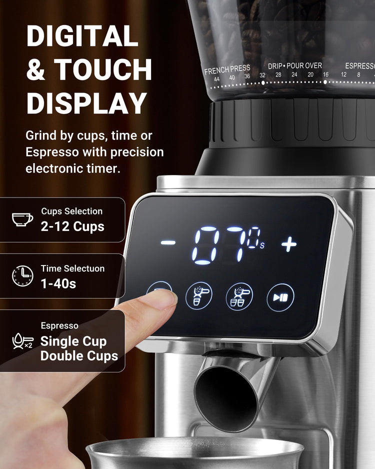 Conical Burr Coffee Grinder