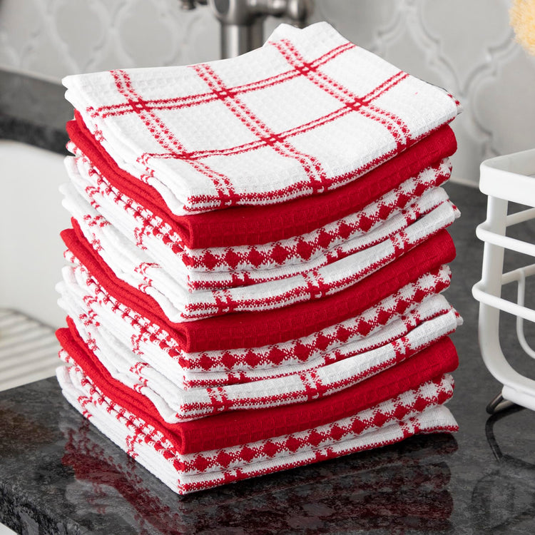 Premium Waffle Dish Cloths (12 Count)