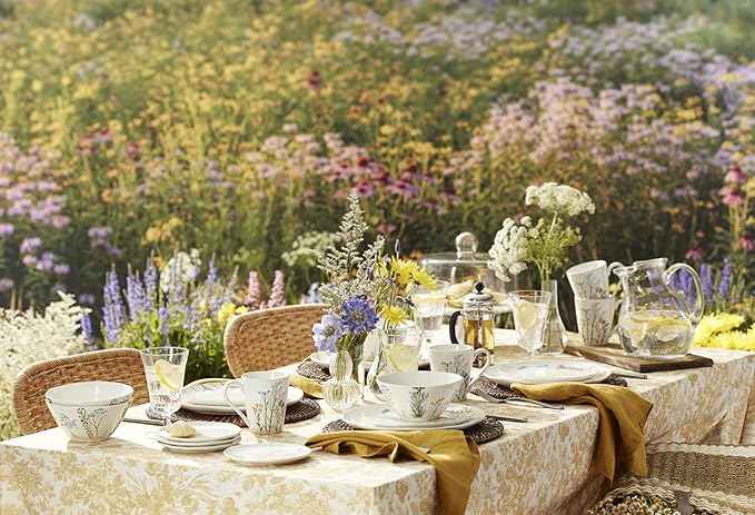 Lenox 897830 Wildflowers 16-Piece Dinnerware Set, Service For 4