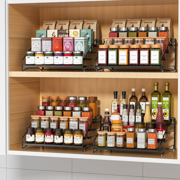 2 Pack Spice Rack Organizer for Cabinet