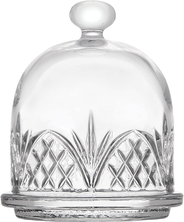 Godinger Serving Hostess Set - Butter Dish, Sugar and Creamer, Packet Holder, Cracker Tray - 5 Piece Set, Dublin Collection