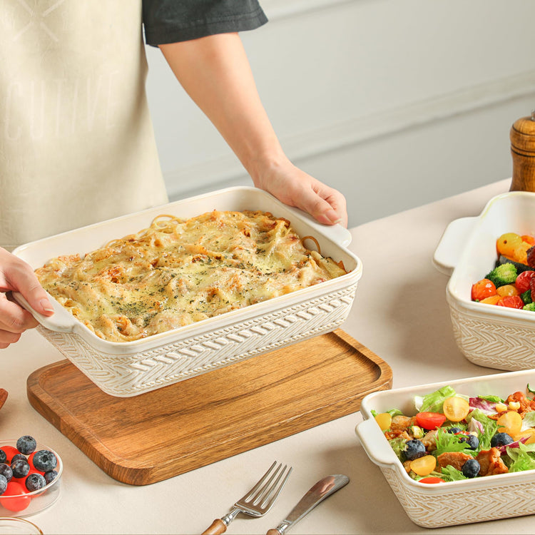 Casserole Dishes for Oven (3 Count)