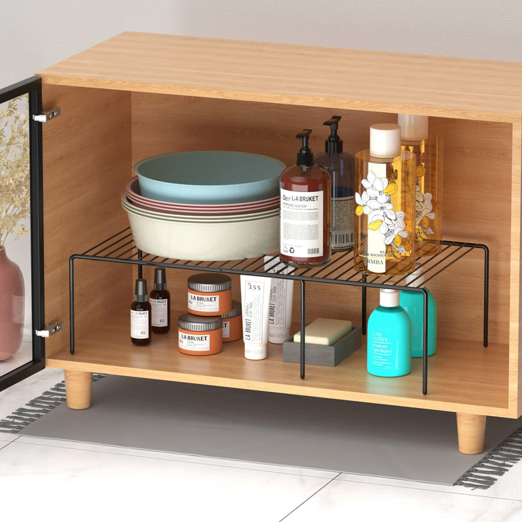 Expandable Metal Rustproof Kitchen Counter and Shelf Rack (4 Count)