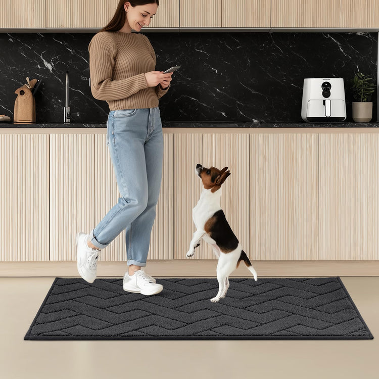 Kitchen Runner Rugs Set 24" x 36"+24" x 60"