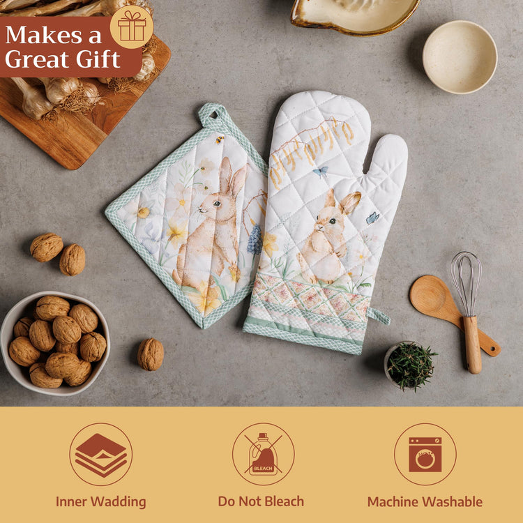 Maison d'Hermine Oven Gloves 100% Cotton Oven Mitt
