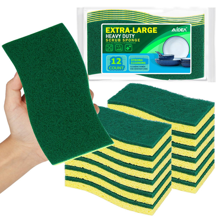 XL Scrub Sponges Kitchen 12Count (12 Count)