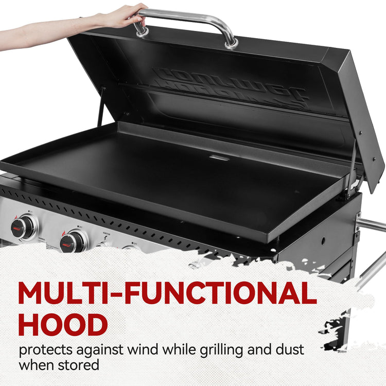 GB4008T 4 Burner Propane Gas Griddle