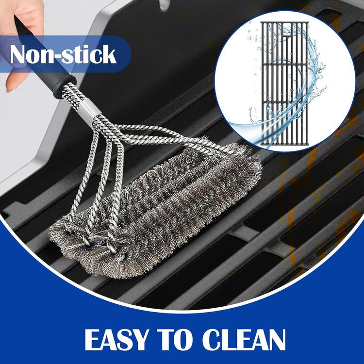SafBbcue Grates for Bull 5 Burner Grill Replacement Parts Bull Brahma 57568 57569 57568CE 57568AGA 57569CE 57569AGA Lion Premium 90000 L90000 Grill Parts Cast Iron