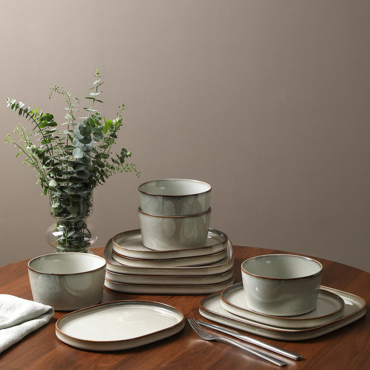Cairo 24 Piece Dinnerware Set Stoneware
