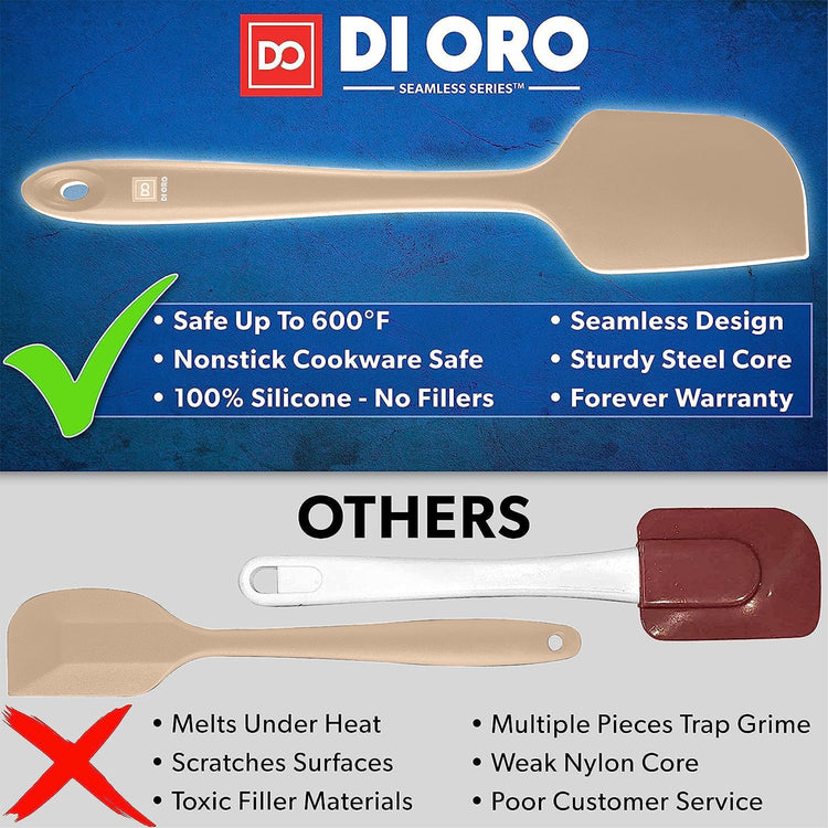 DI ORO Silicone Spatula Set