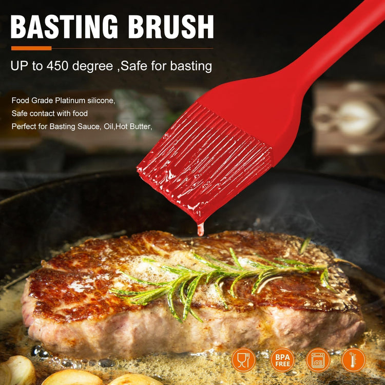Silicone Basting Pastry Brush (2 Count)