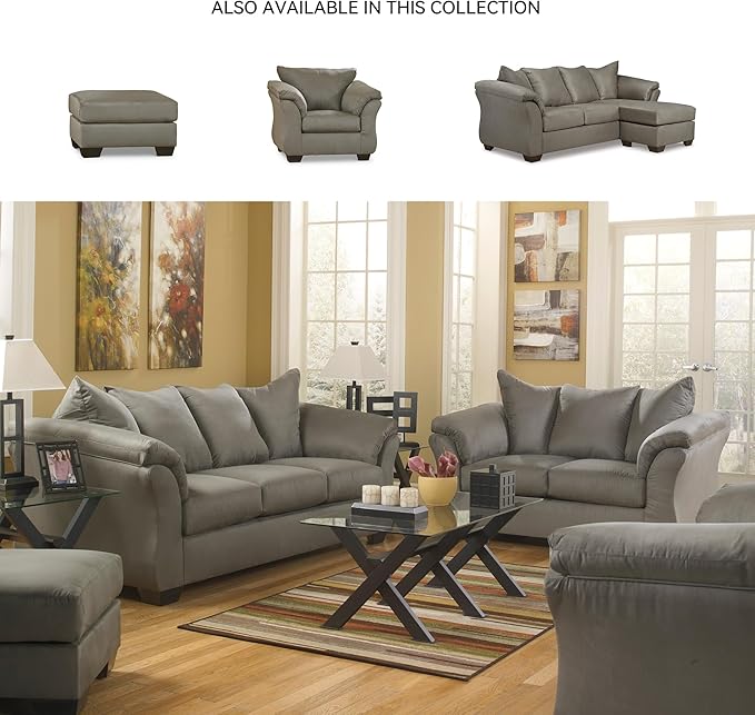 Signature Design by Ashley Darcy Casual Plush Chair, Grayish Brown