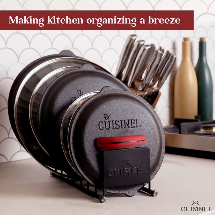 Lid and Dish Organizer Rack