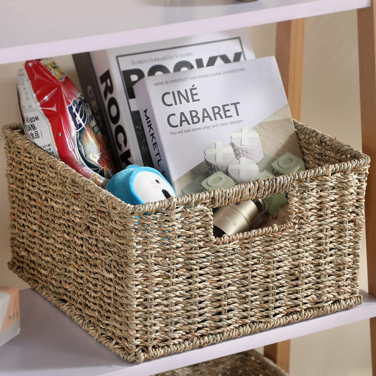 Wicker Storage Baskets for Organizing (2 Count)