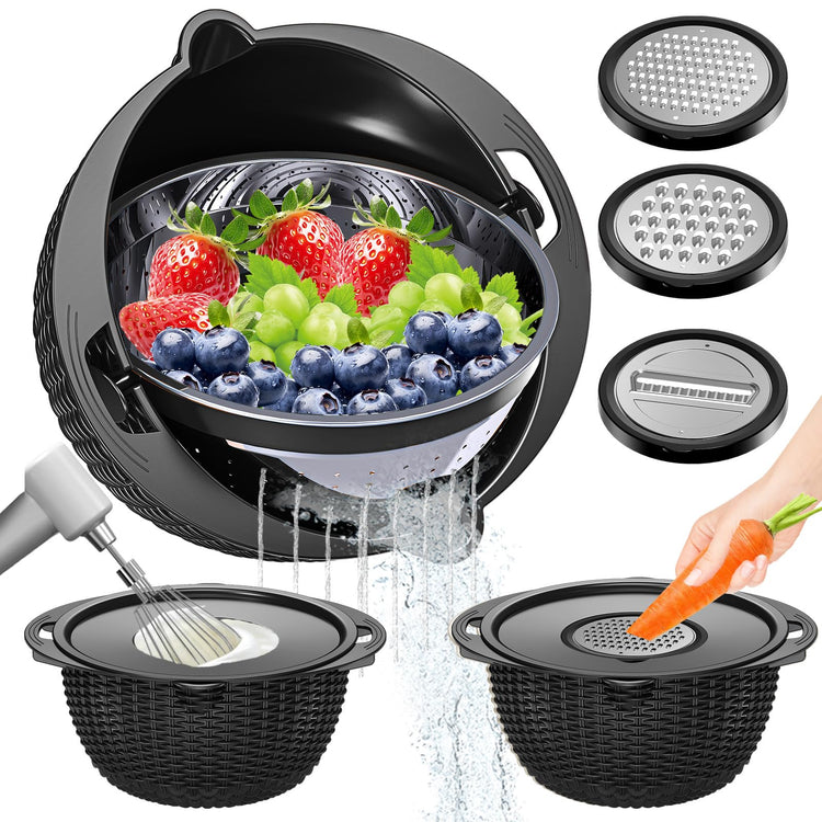 4 1 Colander with Bowl Set