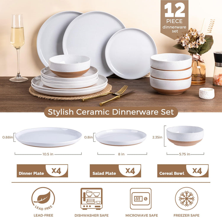 Dinnerware Sets for 4 (12 Count)