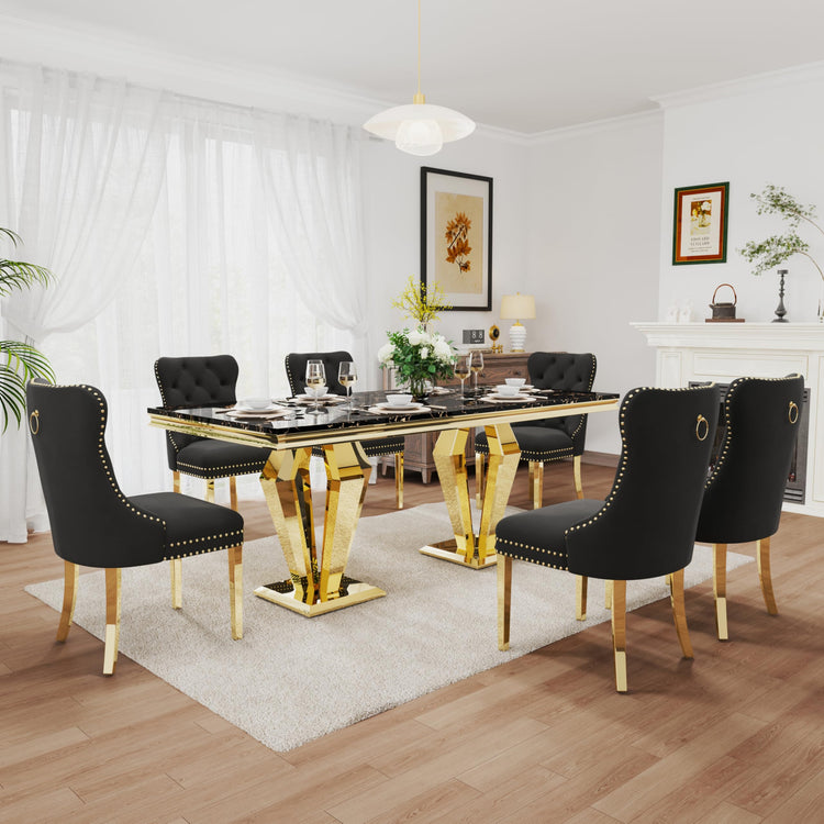 7 Piece Luxury Dining Room Set