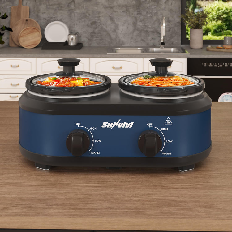 Double Slow Cooker